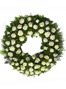 coroana rotunda trandafiri