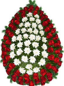 coroana crizanteme trandafiri