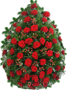 coroana trandafiri rosii