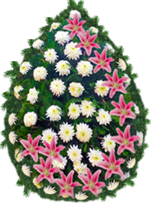 coroana crizanteme crini