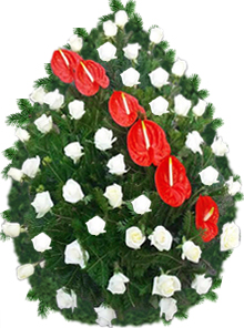 coroana trandafiri anthurium