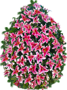 coroana trandafiri si orhidee