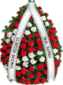 coroana mare garoafe crizanteme