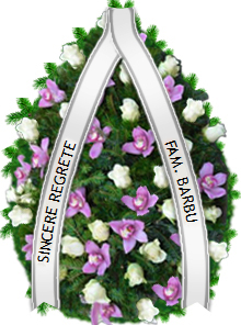 coroana orhidee vernil