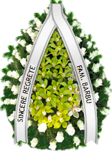 coroana trandafiri orhidee