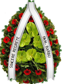 coroana gerbera anthurium