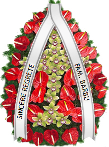 coroana garoafe anthurium