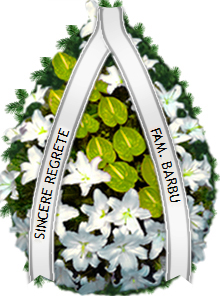 coroana crini anthurium