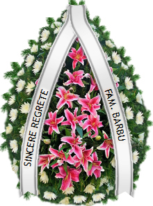 coroana crini si crizanteme