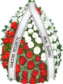 coroana rotunda trandafiri orhidee