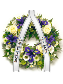 coroana rotunda trandafiri irisi