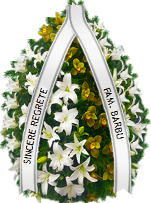 coroana crini orhidee