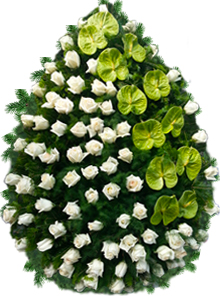 coroana trandafiri anthurium