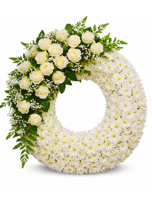 coroana trandafiri gerbera